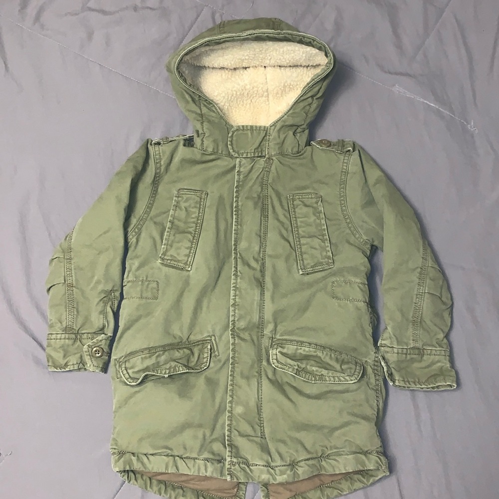 Gap Boys Quilted Utility Sherpa jacket 5T